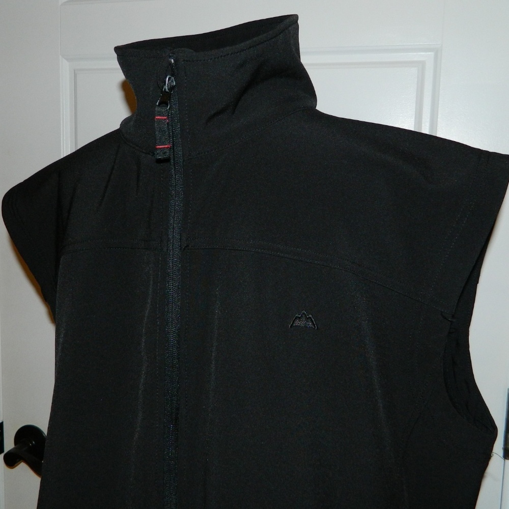Men's Snozu Outerwear Black Vest Coat Size Large